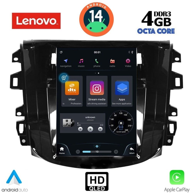 LENOVO SSX 9856_CPA TESLA STYLE for NISSAN NAVARA mod. 2018&gt;