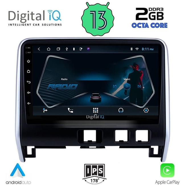 DIGITAL IQ RTC 5471_CPA (10inc) MULTIMEDIA TABLET for NISSAN SERENA mod. 2016&gt;