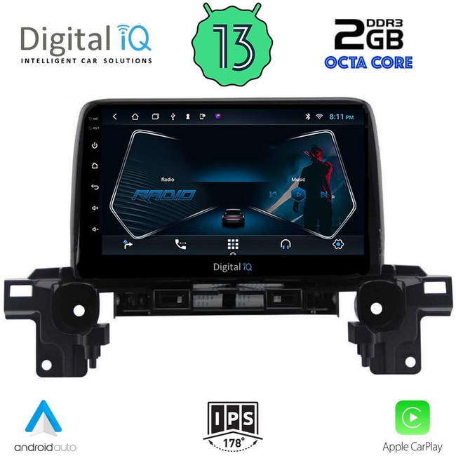 DIGITAL IQ RTC 5381_CPA (9inc) MULTIMEDIA TABLET for MAZDA CX5 mod. 2017&gt;