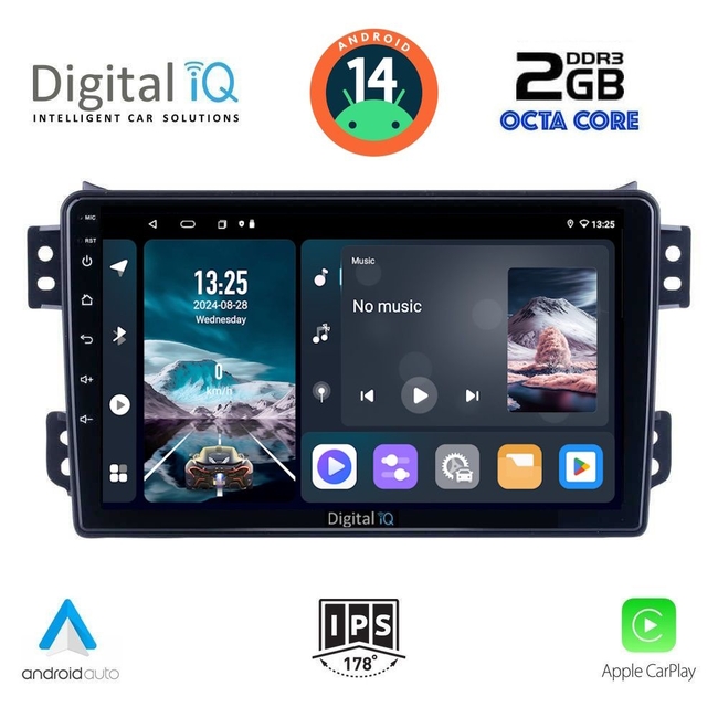 DIGITAL IQ RTG 4682_CPA (9inc) MULTIMEDIA TABLET for OPEL AGILA - SUZUKI SPLASH mod. 2008&gt;