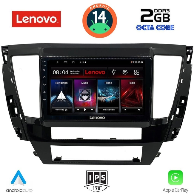 LENOVO LVF 5447S_CPA (9inc) MULTIMEDIA TABLET for MITSUBISHI PAJERO SPORT mod. 2020&gt;