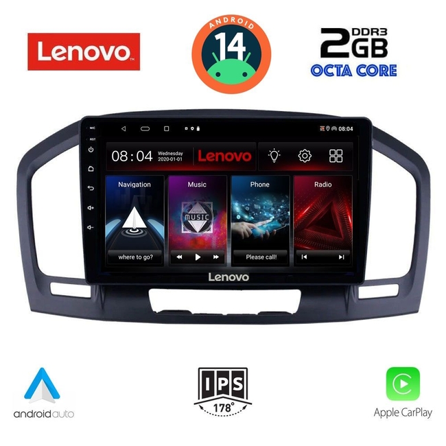 LENOVO LVF 5491_CPA (9inc) MULTIMEDIA TABLET for OPEL INSIGNIA  mod. 2008-2013