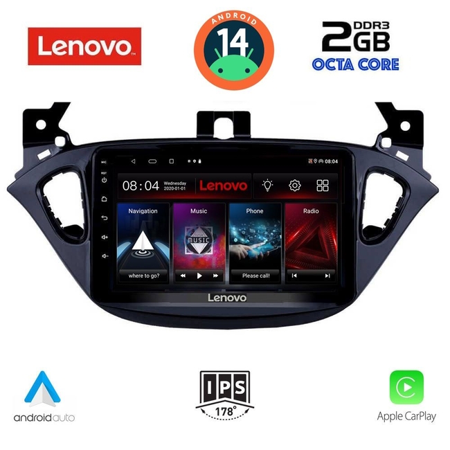LENOVO LVF 5486_CPA (9inc) MULTIMEDIA TABLET for OPEL ADAM - CORSA E  mod. 2014-2021