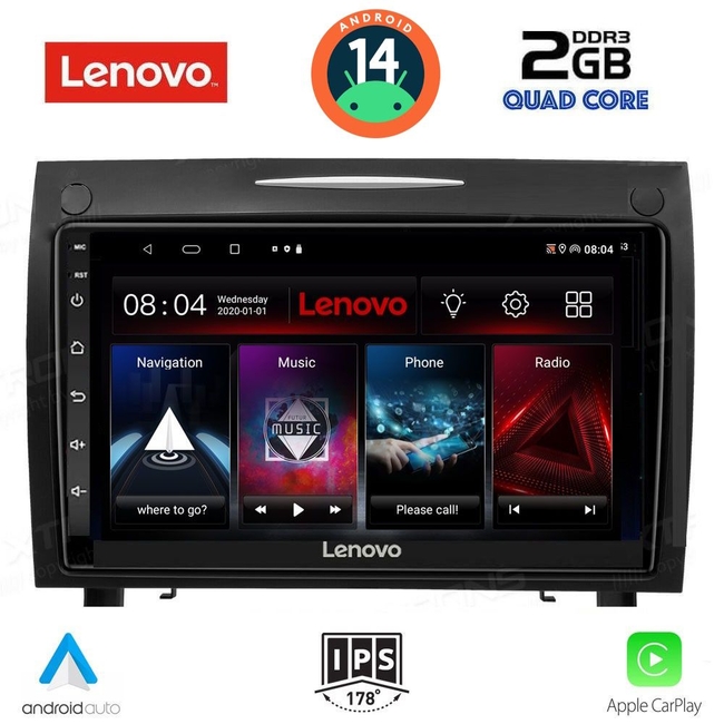 LENOVO LVD 2419_CPA (9inc) MULTIMEDIA TABLET for MERCEDES SLK (R171) mod. 2004-2010