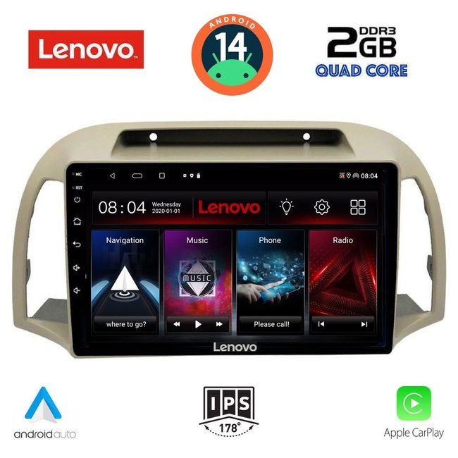 LENOVO LVD 2457_CPA (9inc) MULTIMEDIA TABLET for NISSAN MICRA K12 mod. 2002-2010