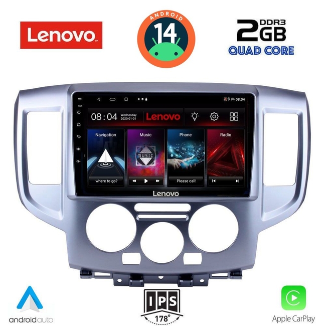 LENOVO LVD 2458_CPA (9inc) MULTIMEDIA TABLET for NISSAN NV 200 mod. 2009&gt;
