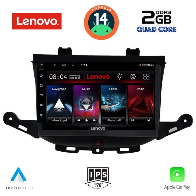 LENOVO LVD 2483_CPA (9inc) MULTIMEDIA TABLET for OPEL ASTRA K  mod.2015&gt;