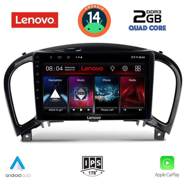 LENOVO LVD 2452_CPA (9inc) MULTIMEDIA TABLET for NISSAN JUKE mod. 2009-2020