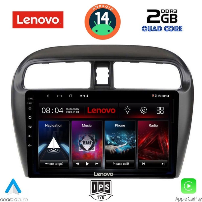 LENOVO LVD 2448_CPA (9inc) MULTIMEDIA TABLET for MITSUBISHI SPACESTAR mod. 2013-2020