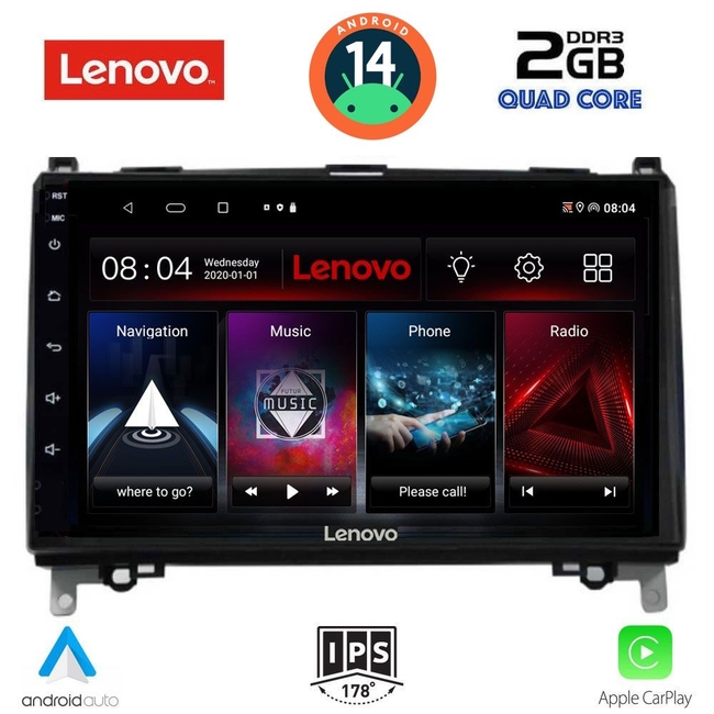LENOVO LVD 2400_CPA (9inc) MULTIMEDIA TABLET for MERCEDES A – B -SPRINTER – VITO mod. 2007&gt;