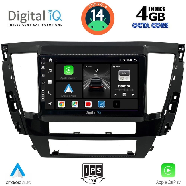 DIGITAL IQ BXF 6447S_CPAA (9inc) MULTIMEDIA TABLET for MITSUBISHI PAJERO SPORT mod. 2020&gt;