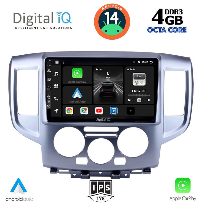 DIGITAL IQ BXF 6458_CPAA (9inc) MULTIMEDIA TABLET for NISSAN NV 200 mod. 2009&gt;