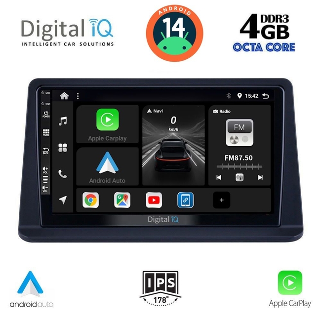 DIGITAL IQ BXF 6445_CPAA (9inc) MULTIMEDIA TABLET for MITSUBISHI PAJERO mod. 1999-2006