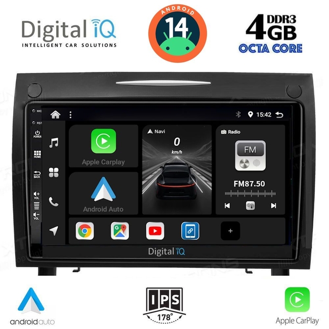 DIGITAL IQ BXF 6419_CPAA (9inc) MULTIMEDIA TABLET for MERCEDES SLK R171 mod. 2004-2010