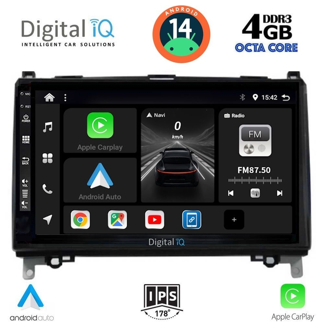 DIGITAL IQ BXF 6400_CPAA (9inc) MULTIMEDIA TABLET for MERCEDES A – B -SPRINTER – VITO mod. 2007&gt;