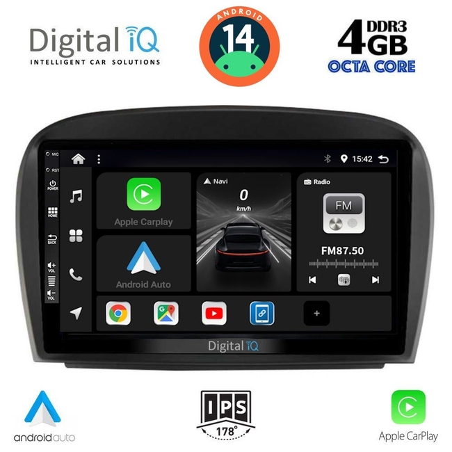 DIGITAL IQ BXF 6427_CPAA (9inc) MULTIMEDIA TABLET for MERCEDES SL (R230) FACELIFT mod. 2006-2012