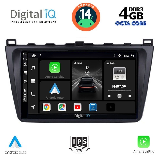DIGITAL IQ BXF 6377_CPAA (9inc) MULTIMEDIA TABLET for MAZDA 6 mod. 2008-2012