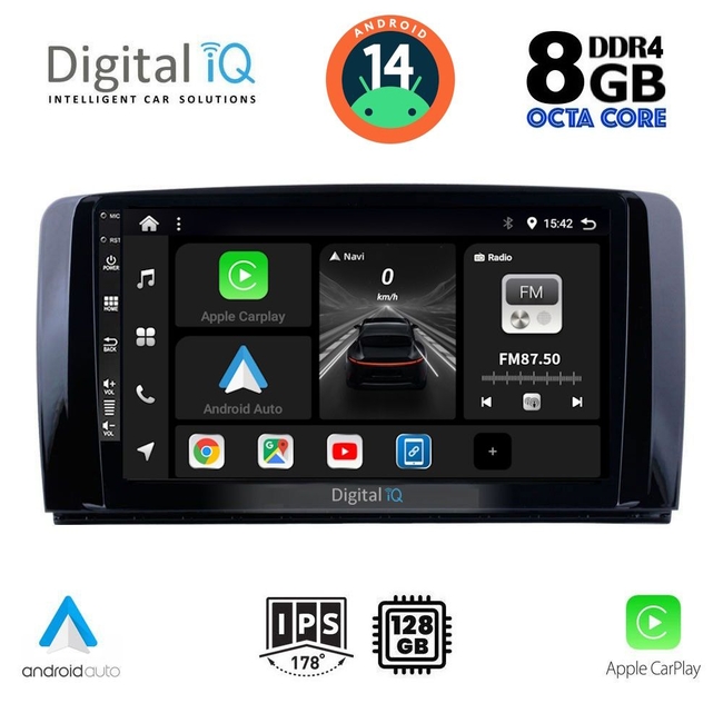 DIGITAL IQ BXF 7422_CPAA (9inc) MULTIMEDIA TABLET for MERCEDES R (W251) mod. 2006-2015