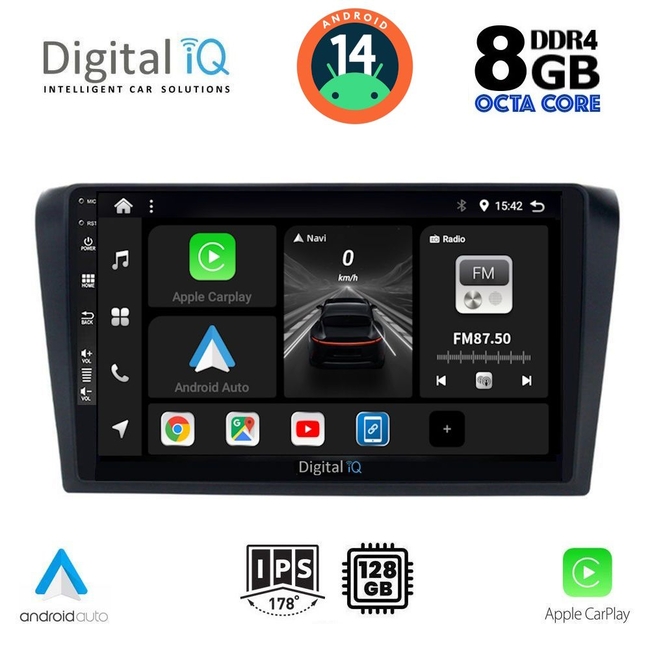 DIGITAL IQ BXF 7365_CPAA (9inc) MULTIMEDIA TABLET for MAZDA 3 mod. 2003-2008