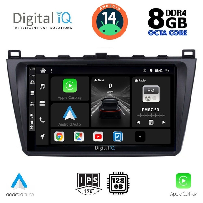 DIGITAL IQ BXF 7377_CPAA (9inc) MULTIMEDIA TABLET for MAZDA 6 mod. 2008-2012