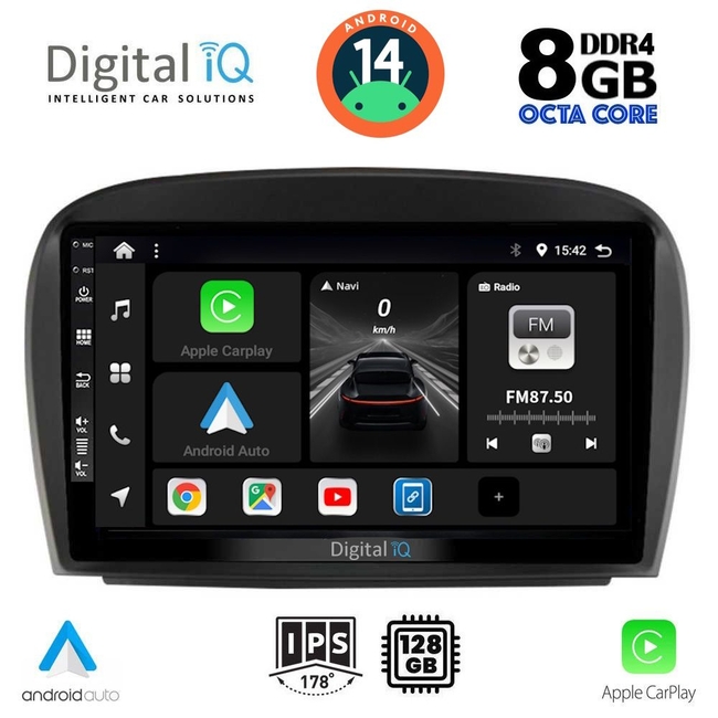 DIGITAL IQ BXF 7427_CPAA (9inc) MULTIMEDIA TABLET for MERCEDES SL (R230) FACELIFT mod. 2006-2012