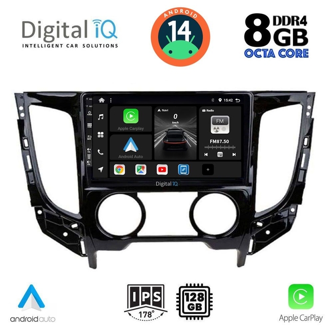 DIGITAL IQ BXF 7437_CPAA A/C (9inc) MULTIMEDIA TABLET for MITSUBISHI L200 mod. 2015&gt; με A/C