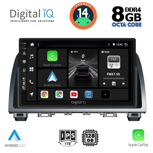 DIGITAL IQ BXF 7378_CPAA (9inc) MULTIMEDIA TABLET for MAZDA 6 mod. 2012-2017