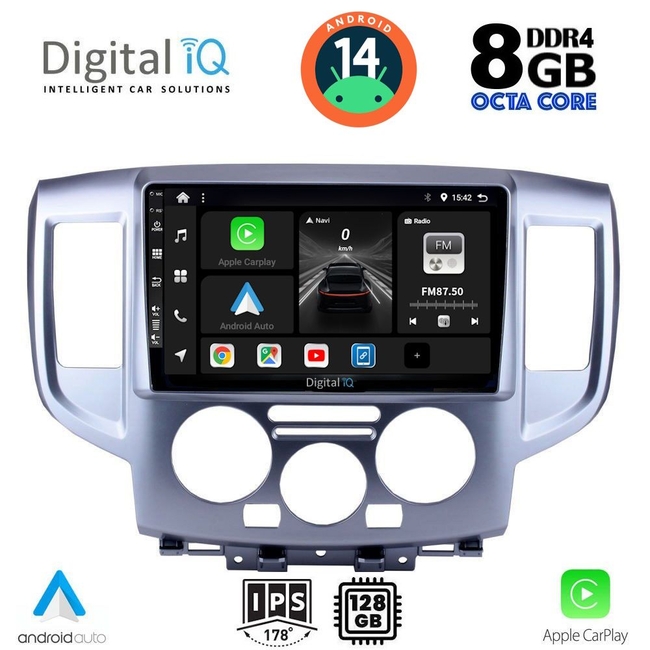 DIGITAL IQ BXF 7458_CPAA (9inc) MULTIMEDIA TABLET for NISSAN NV 200 mod. 2009&gt;