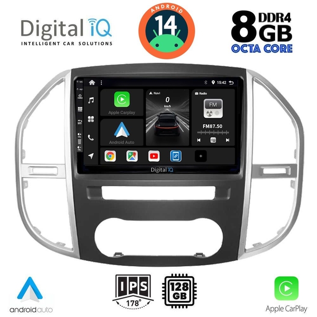 DIGITAL IQ BXF 7429_CPAA (10inc) MULTIMEDIA TABLET for MERCEDES VITO – VIANO  (W447) mod. 2015&gt;