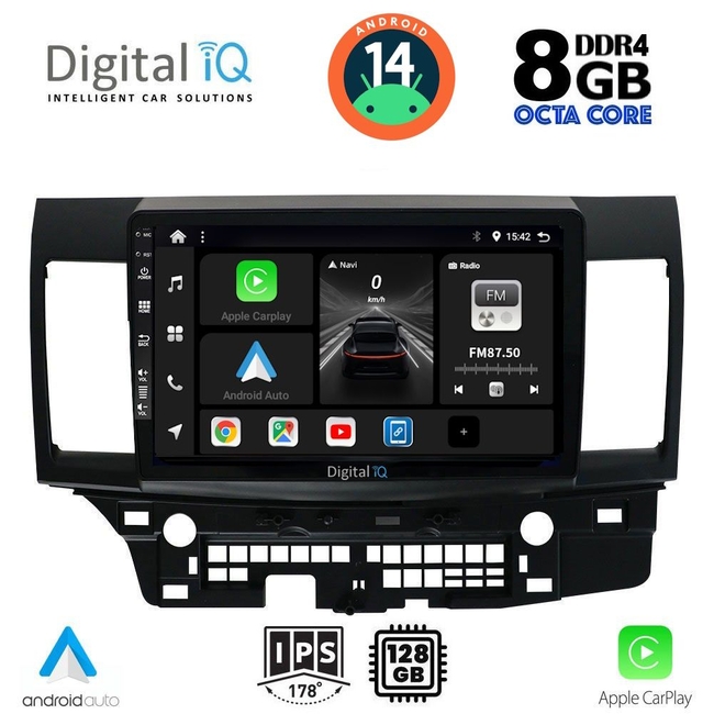 DIGITAL IQ BXF 7434_CPAA (10inc) MULTIMEDIA TABLET for MITSUBISHI LANCER mod. 2008&gt;