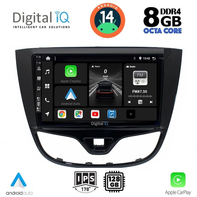DIGITAL IQ BXF 7489_CPAA (10inc) MULTIMEDIA TABLET for OPEL KARL mod. 2014-2019