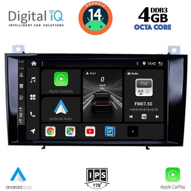 DIGITAL IQ BXF 6428_CPAA (8inc) MULTIMEDIA TABLET for MERCEDES SLK R171 mod. 2004-2010