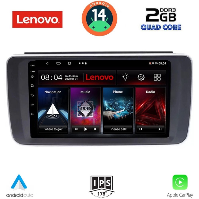 LENOVO LVD 2473_CPA (9inc) MULTIMEDIA TABLET for NISSAN LEAF mod. 2018&gt;