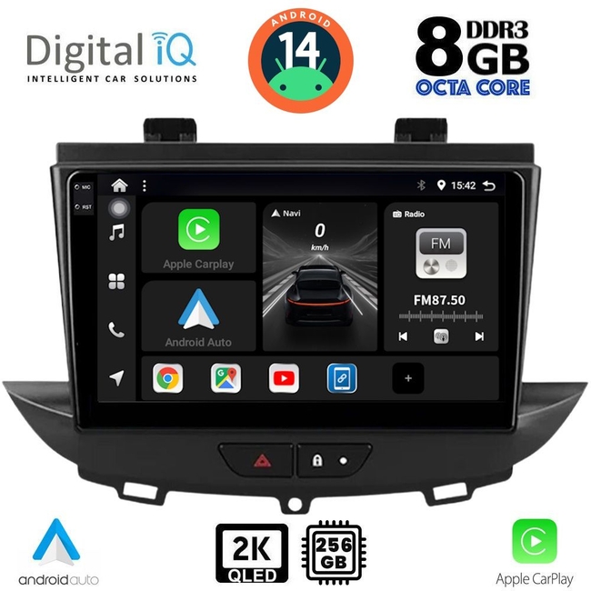 DIGITAL IQ BXF 8490_CPAA (9inc) MULTIMEDIA TABLET for OPEL CROSSLAND – GRANDLAND mod. 2017&gt;