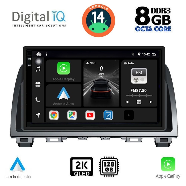 DIGITAL IQ BXF 8378_CPAA (9inc) MULTIMEDIA TABLET for MAZDA 6 mod. 2012-2017