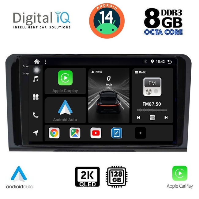 DIGITAL IQ BXF 8414_CPAA (9inc) MULTIMEDIA TABLET for MERCEDES ML (W164) – GL (X164) mod. 2005-2011