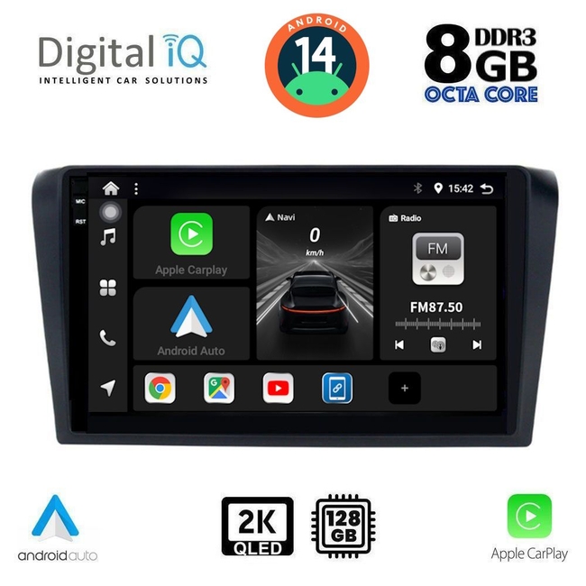 DIGITAL IQ BXF 8365_CPAA (9inc) MULTIMEDIA TABLET for MAZDA 3 mod. 2003-2008