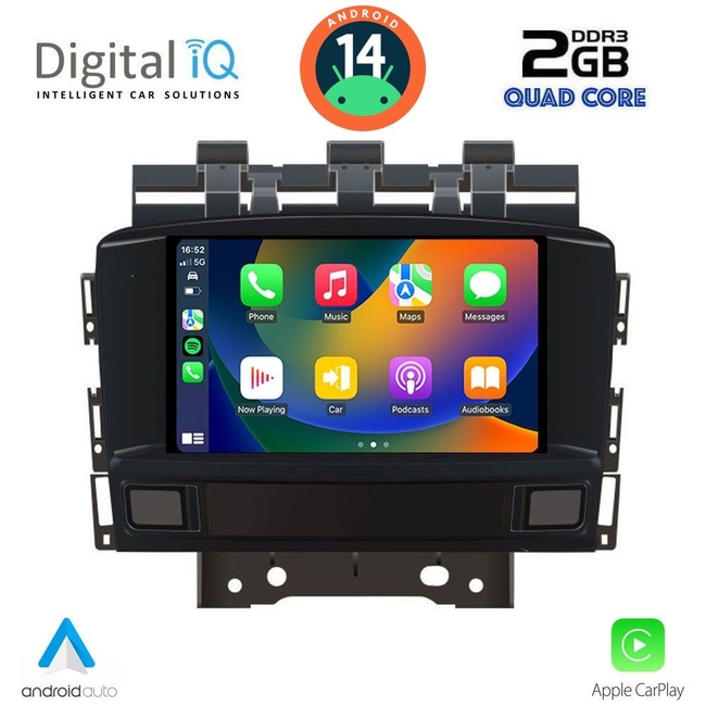 DIGITAL IQ MSD 072_CPA (7" DECK) MULTIMEDIA for OPEL ASTRA J mod. 2010-2016