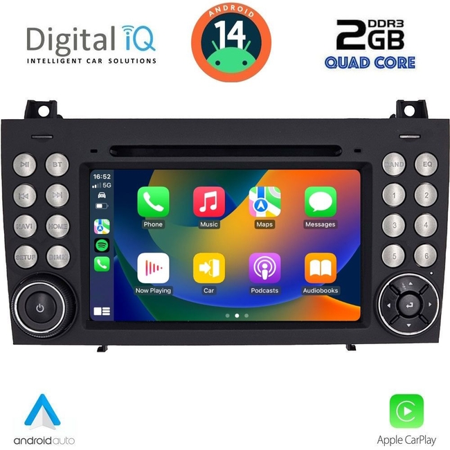 DIGITAL IQ MSD 096_CPA (7" DECK) MULTIMEDIA SYSTEM for MERCEDES SLK (R171) mod. 2004-2010
