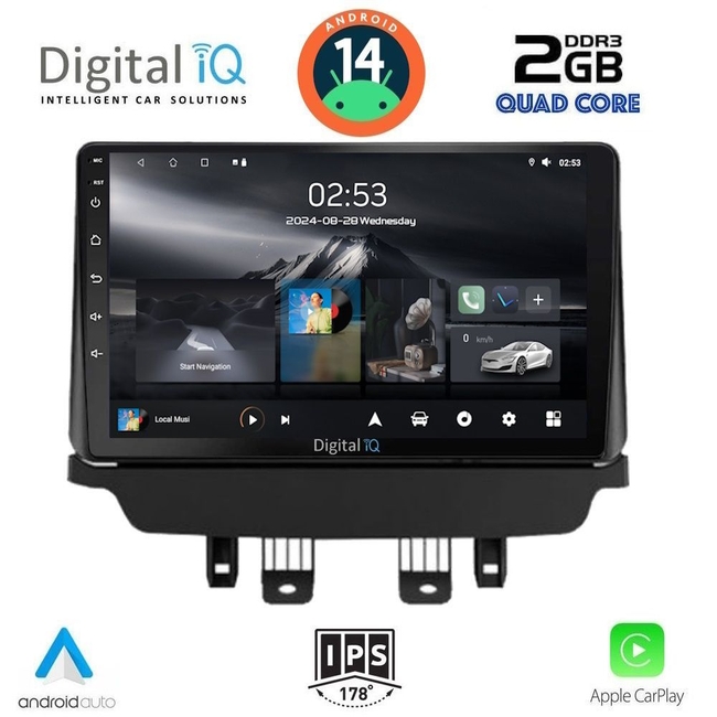 DIGITAL IQ RSB 1384_CPA (9inc) MULTIMEDIA TABLET for MAZDA CX3 mod. 2014&gt;