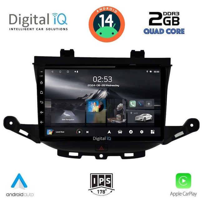 DIGITAL IQ RSB 1483_CPA (9inc) MULTIMEDIA TABLET for OPEL ASTRA K mod. 2015&gt;