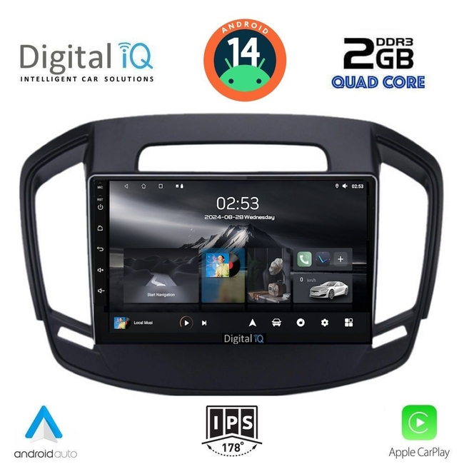 DIGITAL IQ RSB 1492_CPA (9inc) MULTIMEDIA TABLET for OPEL INSIGNIA mod. 2014-2017