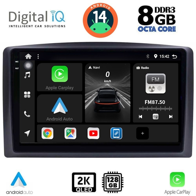 DIGITAL IQ BXF 8421_CPAA (10inc) MULTIMEDIA TABLET for MERCEDES VITO – VIANO  (W447) mod. 2015-2022