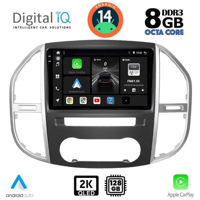 DIGITAL IQ BXF 8429_CPAA (10inc) MULTIMEDIA TABLET for MERCEDES VITO – VIANO  (W447) mod. 2015&gt;