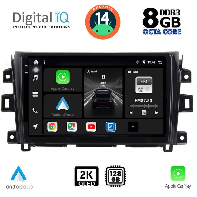DIGITAL IQ BXF 8456_CPAA (10inc) MULTIMEDIA TABLET for NISSAN NAVARA mod. 2016&gt;