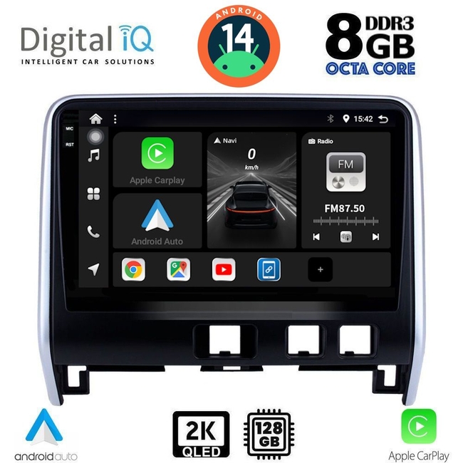DIGITAL IQ BXF 8471_CPAA (10inc) MULTIMEDIA TABLET for NISSAN SERENA mod. 2016&gt;