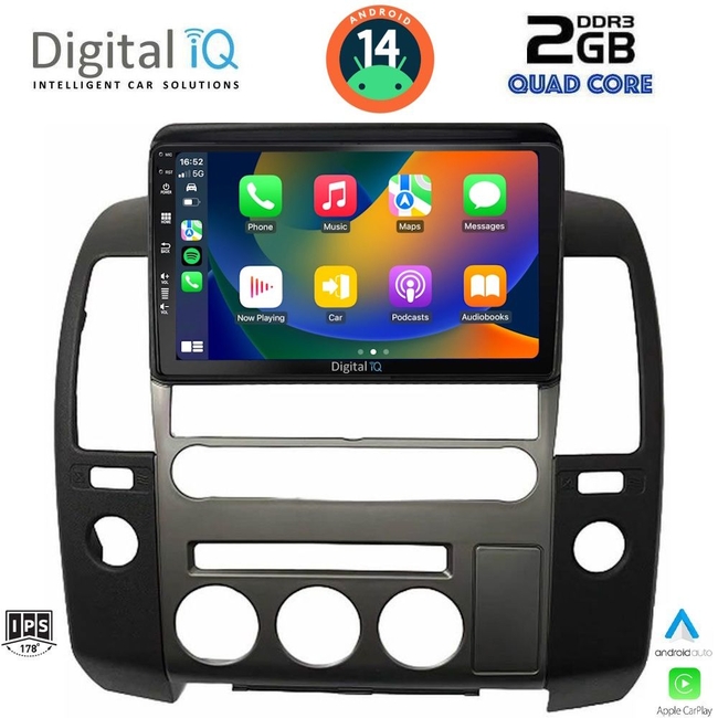 DIGITAL IQ BXC 3454_CPAA (ORIG.NAVI) (9inc) MULTIMEDIA TABLET for NISSAN NAVARA D40 mod. 2006-2011 με Original Navi