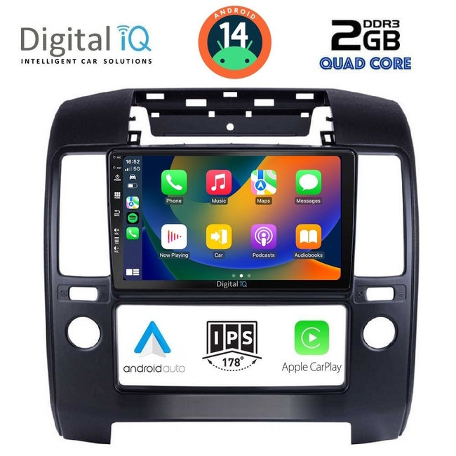 DIGITAL IQ BXC 3454_CPAA A/C (9inc) MULTIMEDIA TABLET for NISSAN NAVARA D40 mod. 2006-2011 με A/C