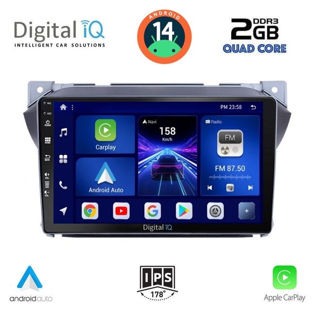 DIGITAL IQ BXC 3670_CPAA (9inc) MULTIMEDIA TABLET for SUZUKI ALTO - NISSAN PIXO 2009>