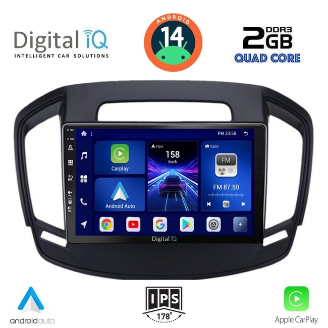 DIGITAL IQ BXC 3492_CPAA (9inc) MULTIMEDIA TABLET for OPEL INSIGNIA  mod.2014-2017